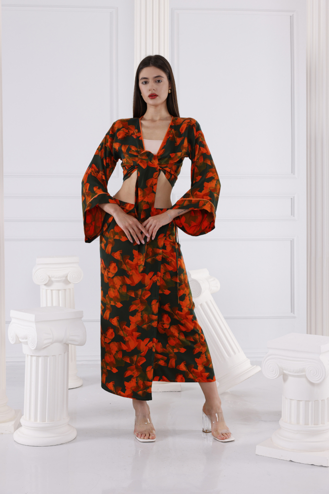 Magnolia Vegan İpek CUPRO Pareo