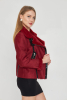Süet İçi Suni Kürklü Ceket Fermuarlı