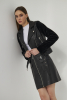 Faux Leather Biker Jacket
