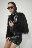 Faux Fur Biker Jacket