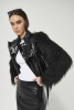 Faux Fur Biker Jacket