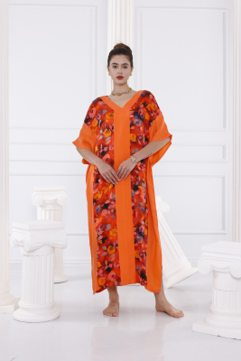 Zoe Vegan İpek CUPRO Kaftan